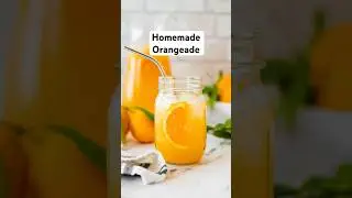 Homemade Orangeade 🍊 #homemadedrink #orangedream #summerrecipes #drinkrecipes