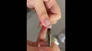 Mesmerizing Nude Pink French Glitter Cat Eye Nails | Easy Magnetic Tutorial