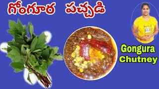 Gongura Recipes |Andhra Specia/ Gongura Pachadi/Sorrel Leaves Chutney/ Gongura chutney/gpr recipes