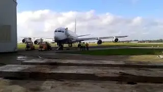 Boeing 707 N707BN Engine Runs. Manston, 22 November 2012