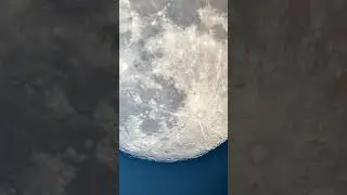 Moon from Earth Celestron Omni AZ 102 Telescope