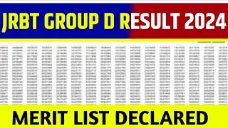 JRBT Group D Result & Final Meritlist Update | JRBT Group D Cut-Off?/Safe Score? | JRBT Update