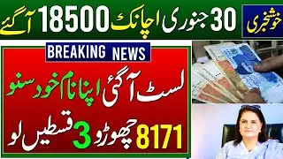 3 Payments Receive From 30 January | Wallet Account Start | Benazir Taleemi Wazaife | 8171 Updated