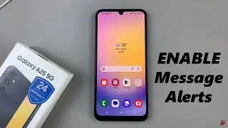 How To Enable Text Message Notifications On Samsung Galaxy A25 5G