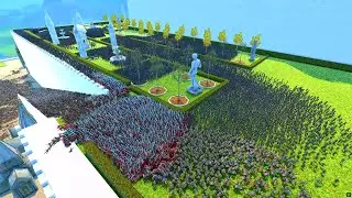 JEDI KNIGHTS, QUEENS & NINJAS vs WORTHY KNIGHTS | Ultimate Epic Battle Simulator 2 | UEBS 2