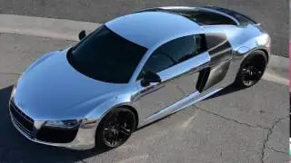 Audi R8 Chrome Wrap