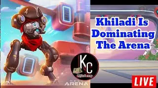 Live With Khiladi Camp 🤩 Let's Dominat the Arena 🤔 With Low Squad Power 😱 mech arena