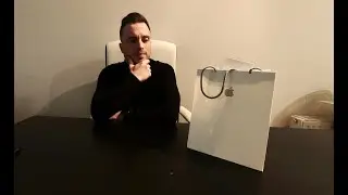 Apple Watch 44mm black leather strap unboxing and review