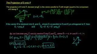 9.2.4 - Projection of u Onto v