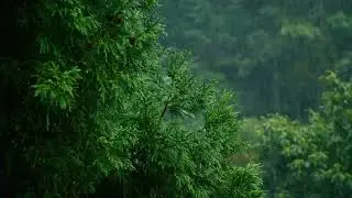 Forest Rain Ambience | Deep Sleep & Relaxing Nature Sounds