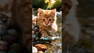 The Paw of Fury | Kitten's First Fish Catch is EPIC