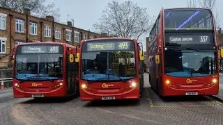 LONDON BUSES AT RICHMOND BUS STATION