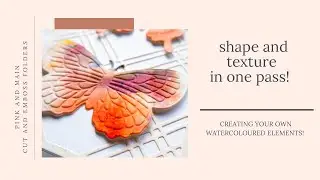 Using Cut and emboss folders for textured cards