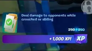 Fortnite - Deal damage to opponents while crouched or sliding - Chapter 3 Season 4