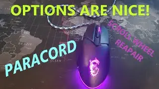 MOUSE PARACORD AND SCROLL WHEEL MOD GM20 MSI