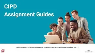 CIPD Level 5 5HR02 1.2 Changing Labour Market Conditions