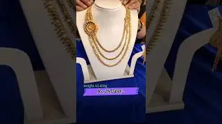 😍 Latest Gold Necklace 💝...  #shorts #shortvideo #necklace #youtubeshorts