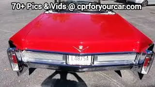 SOLD: Red-Hot 1965 Cadillac DeVille Convertible