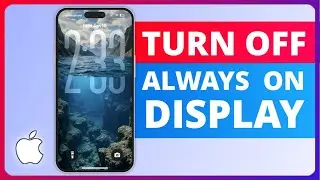 Как отключить функцию &laquo;Всегда включенный дисплей&raquo; на iPhone | Отключение функции &laquo;Всегда включенн...