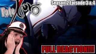 Diarmuid NOOO!!! | Fate/Zero Season 2 Episode 3 & 4 REACTION!!!