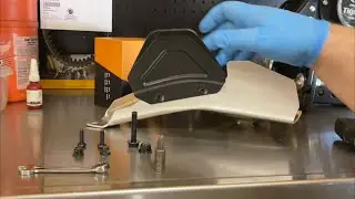 Can Am front A-Arm guard installation