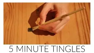 ASMR &hearts; Brushing a Surface w/ Hard Bristle Brush