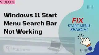 Windows 11 Start Menu Search Bar Not Working? ✅ (Fix It Fast!)