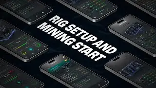 Rig setup and mining start | Liquid Mining