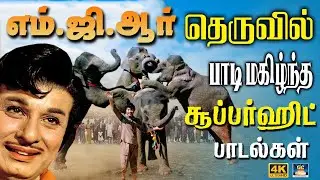 எம்.ஜி.ஆர் தெருவில் பாடி மகிழ்ந்த சூப்பர்ஹிட் பாடல்கள் | Top MGR Hit Collection | Night Time Hits.