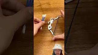 Homemade Arrow Using Just Floss?! It Works 😎