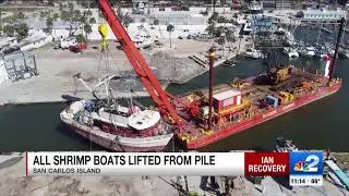 Final Shrimp Boat Back In Water After Hurricane Ian Pushed Dozens Ashore