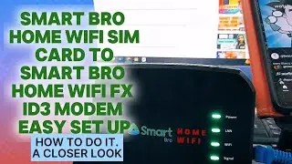 PAANO/HOW TO SET UP SMART BRO HOME WIFI SIM CARD TO SMART BRO HOME WIFI IFX ID3  MODEM