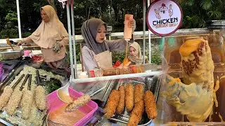 MELER LUMER LUAR DALAM Chicken crunchy roll Street Food Vlogger indo