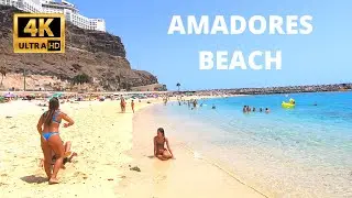 Amadores Gran Canaria Beach Walk Spain 30 June 2020 👙 [32&ordm;C] Beach