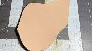 How to layout a leather knife sheath