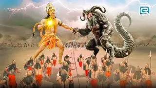 हनुमान ने अपना आकार बड़ा करके इस दानव को मार गिराया | Shrimad Ramayan | Full Episode 223