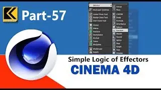 Simple logic of Effectors # Cinema 4D