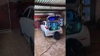 HB20 com Som Automotivo top No porta mala #somautomotivo