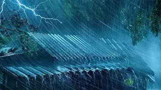 Perfect Rain Sounds For Sleeping And Relaxing - Rain And Thunder Sounds For Deep Sleep - Study, ASMR