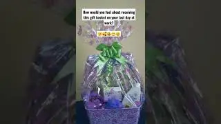 Lavender and Green Gift Basket...🥰😊😍... She loved it ...👍 #gift #giftbaskets #giftideas #gifts