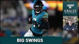 BIG SWING: Philadelphia Eagles TRADING for Brian Thomas Jr. this offseason?! Trade ideas for Howie!
