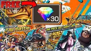 FREE 40 RAINBOW DIAMONDS (GEMS)! TAG BATTLE is BACK & ONE PIECE DAY | ONE PIECE BOUNTY RUSH (OPBR)