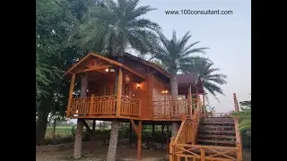 #Luxury wooden villa #Solid Hardwood Resort Villa #Prefab Eco-Friendly Wooden House