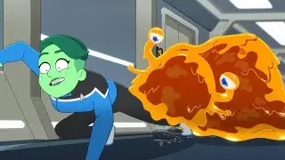 Alien slime eats person (STLD S02E06)
