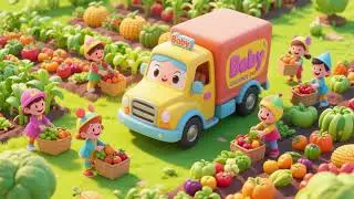 Baby Truck&rsquo;s Color Harvest Day | Color Learning Nursery Rhymes & Kids Songs