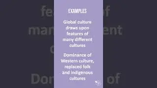 Cultural Homogenisation | 60 Second Sociology (GCSE Sociological Theory)