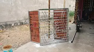 stensteel window door fitting item#olding #hardwork #steel #jindal #style #nayaksteels#newvideo