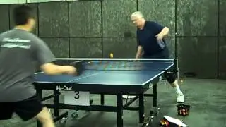 McAfee Long Pips Drill  10  3rd Ball Forehand Attack with Lo