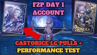 HSR - Pulling and comparing Castorice's light cone (vs. Bailu's signature LC)