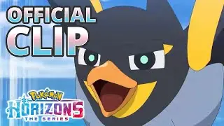 Fuecoco vs. Wattrel | Pok&eacute;mon Horizons: The Series | Official Clip